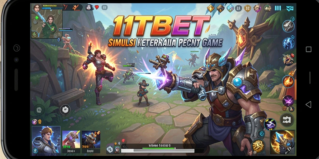 Tangkapan layar utama menunjukkan gameplay seru 11TBET dengan grafis memukau.
