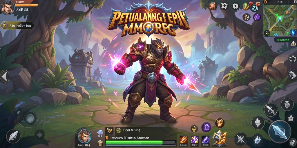 Tampilan gameplay menarik dari game MMORPG 73K.