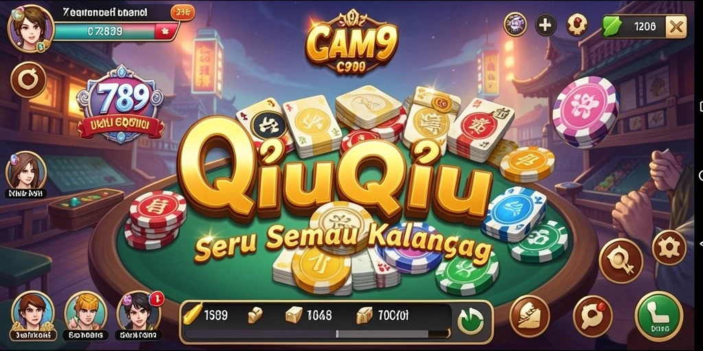 Tampilan seru dari gameplay QiuQiu C789 yang kompetitif.