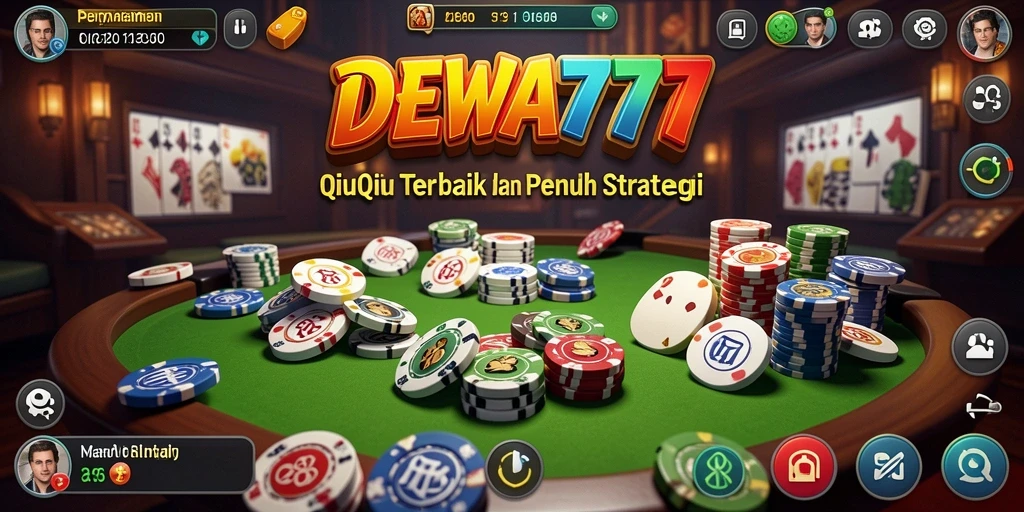Gameplay seru dan kompetitif dalam QiuQiu DEWA777.