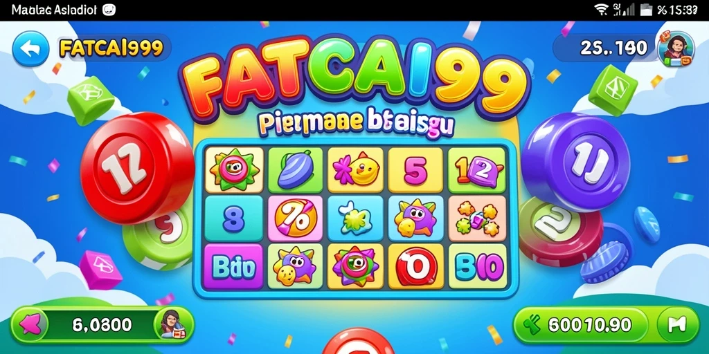 Tampilan gameplay seru saat bermain Bingo di FATCAI99.