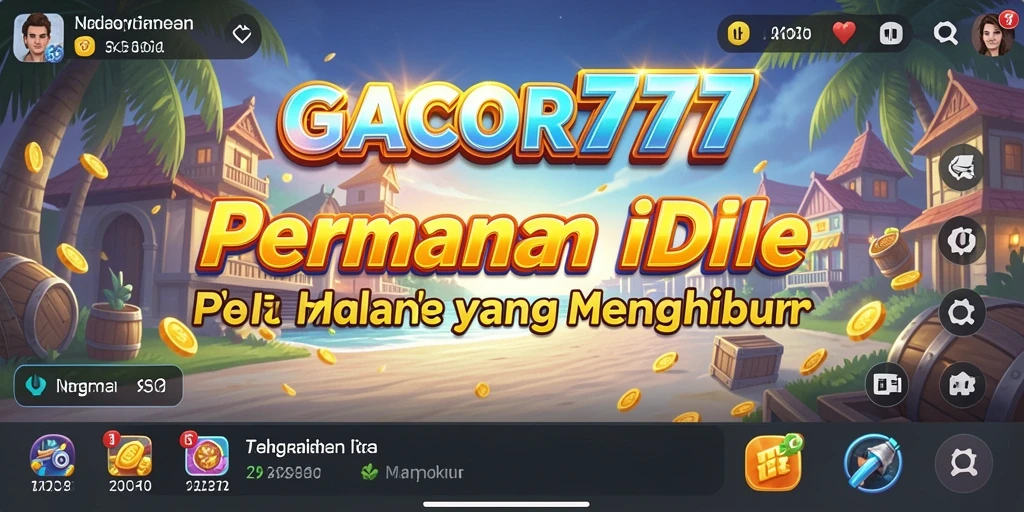 Screenshot GACOR777 menampilkan pengalaman bermain Idle yang seru.
