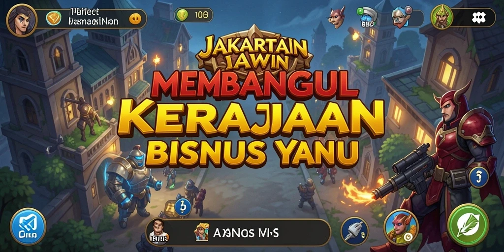 Screenshot tampilan gameplay Tycoon JAKARTAWIN yang penuh strategi.