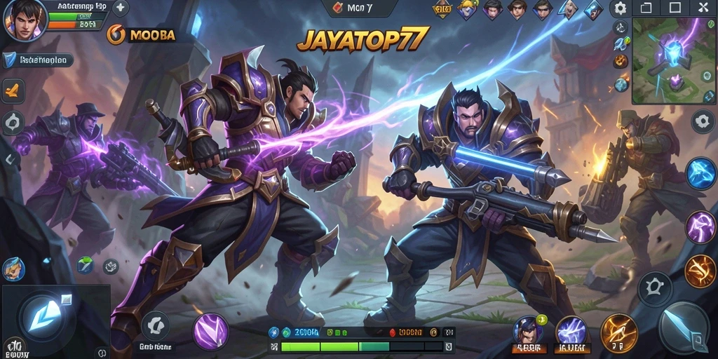 Tampilan gameplay JAYATOP77 yang menegangkan dan penuh aksi.