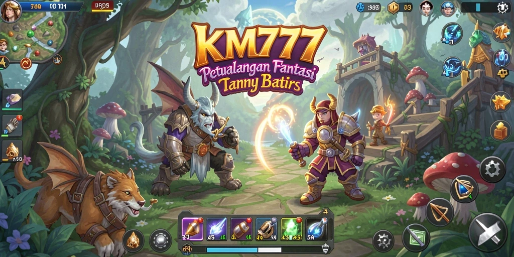 Tampilan screenshot KM777 dengan gameplay RPG yang mengasyikkan.