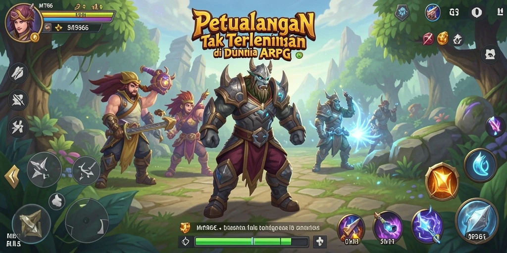 Gameplay mendebarkan di MT966 dengan bertarung melawan musuh yang kuat.