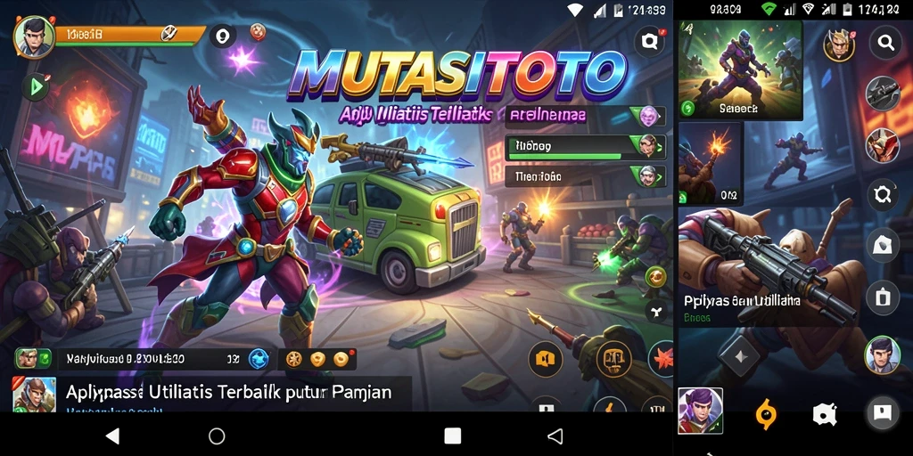 Tampilan antarmuka MUTASITOTO yang intuitif dan efektif.