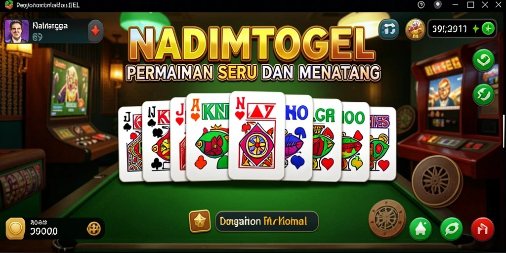 Tampilan gameplay domino yang menarik dan seru.