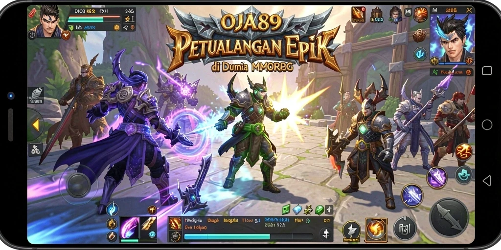 Screenshot OJA89 menampilkan petualangan seru dalam dunia MMORPG.