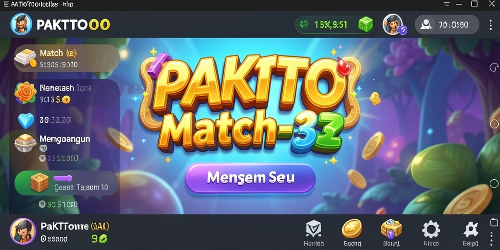 Screenshot menunjukkan gameplay PAKTOTO yang seru dan penuh warna.