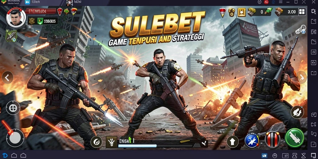 Tampilan grafis mendebarkan dalam gameplay SULEBET yang penuh aksi.